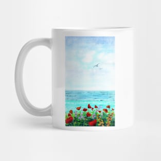 Watercolour seascape Mug